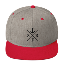 Load image into Gallery viewer, Anchor Snapback Hat
